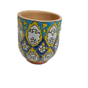Persian Hand-Painted Ceramic Espresso Cup