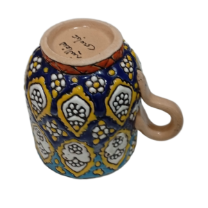 Persian Hand-Painted Ceramic Espresso Cup