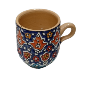 Persian Hand-Painted Ceramic Espresso Cup