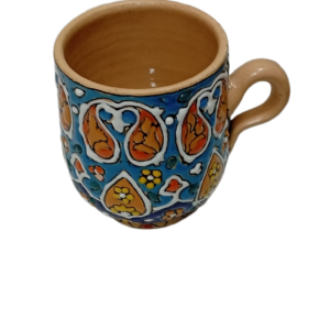 Persian Hand-Painted Ceramic Espresso Cup