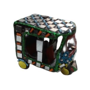 Mirror Truck Art Rickshaw Model 6cm