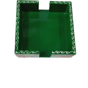 Hand-Painted Floral Tea Coaster