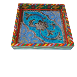 Chamakpatti Handmade Square Tray (26.5×26.5cm)