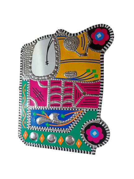 Vibrant Rickshaw Wall Decor (18x13) - Image 5