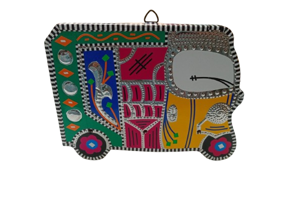 Vibrant Rickshaw Wall Decor (18x13) - Image 3