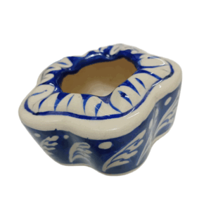 Blue Pottery Handcrafted Ashtray (11×4.5)