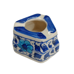 Blue Pottery Handcrafted Ashtray (7.5×6)