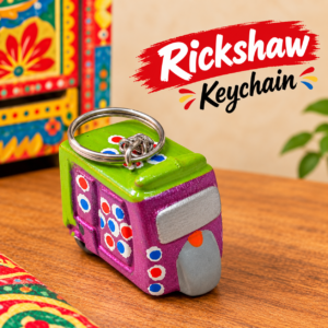 Handcrafted Rickshaw Keychain