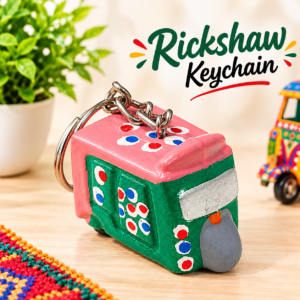 Handcrafted Rickshaw Keychain