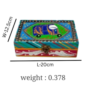 Traditional Truckart Decorative Storage Box (20 x 12.5) , Decorative Table Accessory box , Chamakpatti Gift Idea