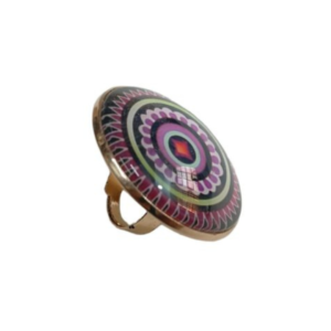 Elegant Mandala Ring Bohemian Ethnic Statement Jewelry