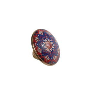 Elegant Mandala Ring Bohemian Ethnic Statement Jewelry