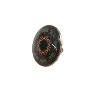 Elegant Mandala Ring Bohemian Ethnic Statement Jewelry