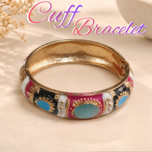 Stylish Ethnic Cuff Bracelet Classic Handmade Accessory