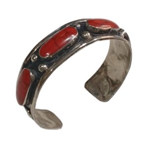 Elegant Afghani Stone Cuff Bracelet Traditional Tribal Jewelry