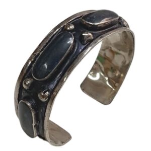 Elegant Afghani Stone Cuff Bracelet Traditional Tribal Jewelry