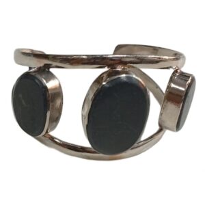 Elegant Afghani Stone Cuff Bracelet Traditional Tribal Jewelry