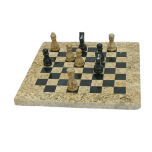 Handcrafted Onyx Marble Chess Board Size: 8×8 inch