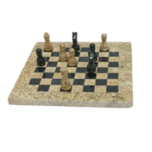 Handcrafted Onyx Marble Chess Board Size: 8×8 inch
