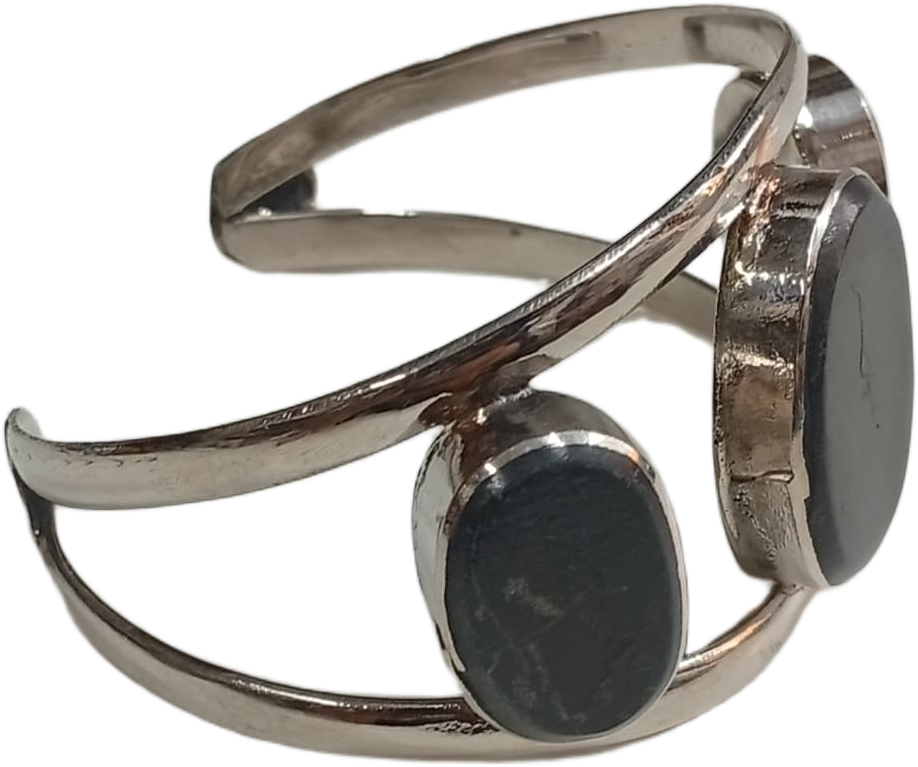 Elegant Afghani Stone Cuff Bracelet Traditional Tribal Jewelry - Image 3