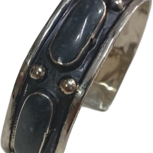 Elegant Afghani Stone Cuff Bracelet Traditional Tribal Jewelry