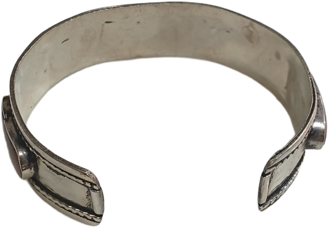 Elegant Afghani Stone Cuff Bracelet Traditional Tribal Jewelry - Image 5