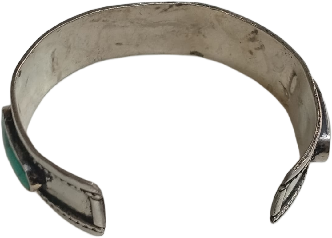 Elegant Afghani Stone Cuff Bracelet Traditional Tribal Jewelry - Image 3