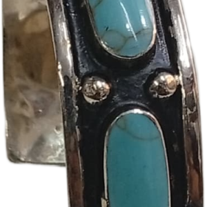 Elegant Afghani Stone Cuff Bracelet Traditional Tribal Jewelry