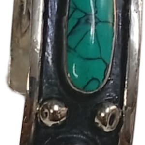 Elegant Afghani Stone Cuff Bracelet Traditional Tribal Jewelry