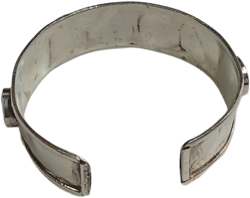 Elegant Afghani Stone Cuff Bracelet Traditional Tribal Jewelry - Image 3