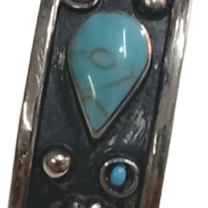 Elegant Afghani Stone Cuff Bracelet Traditional Tribal Jewelry