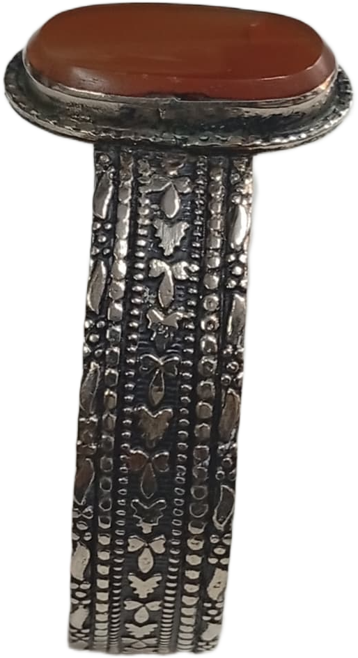 Elegant Afghani Stone Cuff Bracelet Traditional Tribal Jewelry - Image 4