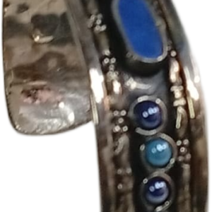 Elegant Afghani Stone Cuff Bracelet Traditional Tribal Jewelry