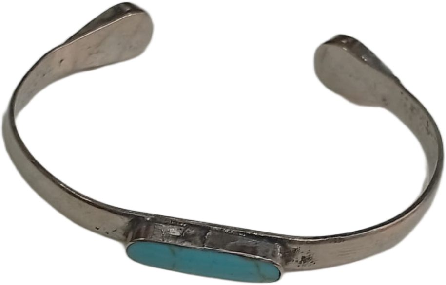 Elegant Afghani Stone Cuff Bracelet Traditional Tribal Jewelry - Image 5