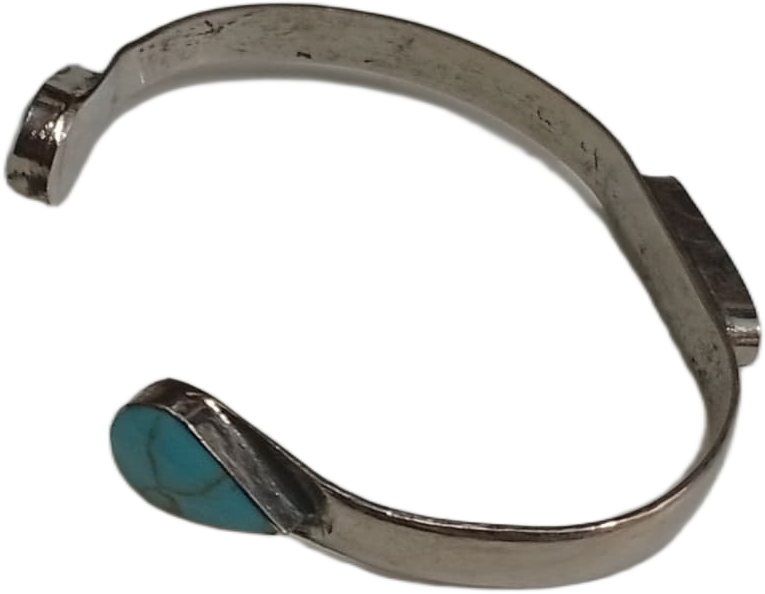 Elegant Afghani Stone Cuff Bracelet Traditional Tribal Jewelry - Image 2