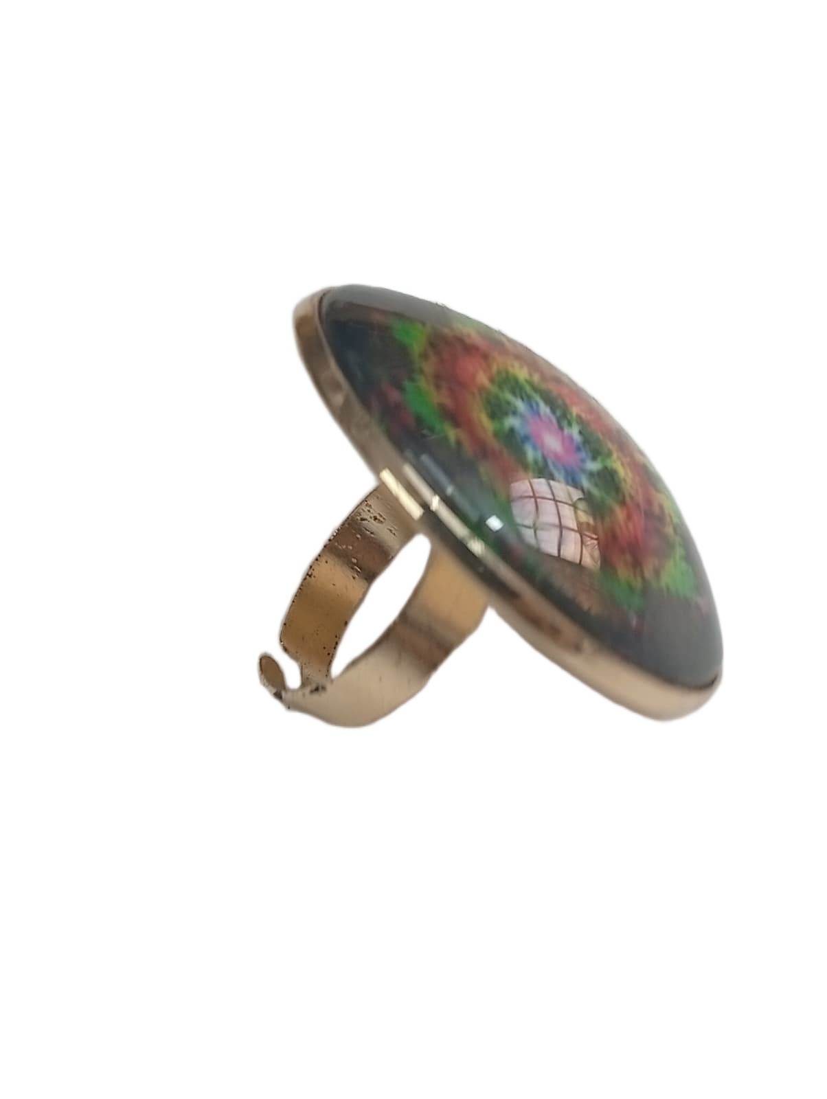 Elegant Mandala Ring Bohemian Ethnic Statement Jewelry - Image 5