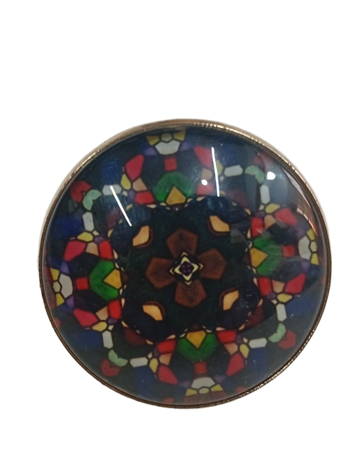 Elegant Mandala Ring Bohemian Ethnic Statement Jewelry - Image 5