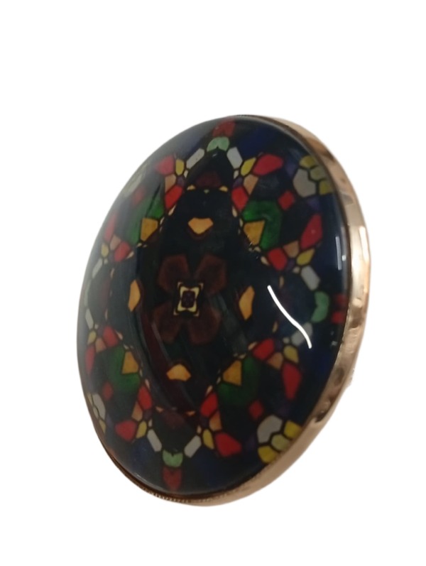 Elegant Mandala Ring Bohemian Ethnic Statement Jewelry