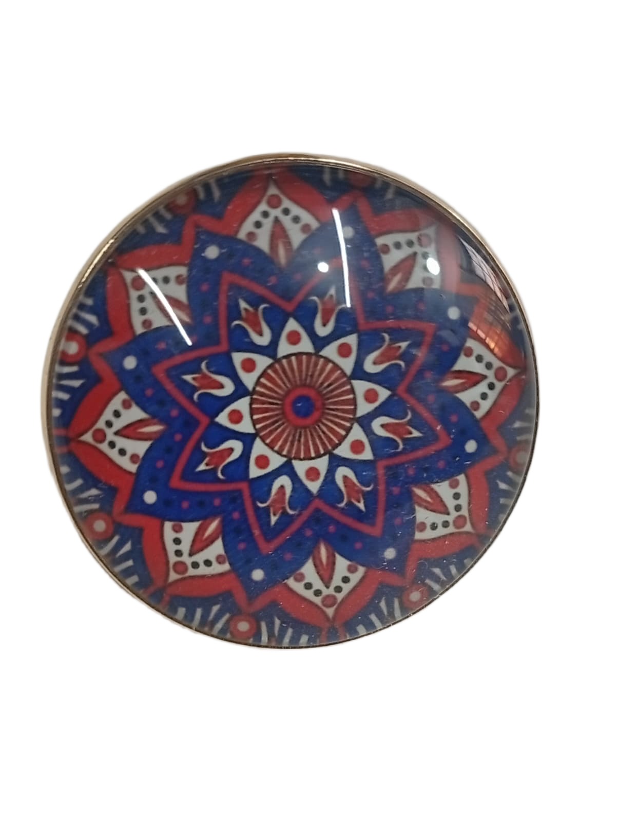 Elegant Mandala Ring Bohemian Ethnic Statement Jewelry - Image 3