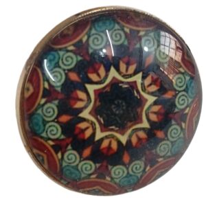 Elegant Mandala Ring Bohemian Ethnic Statement Jewelry