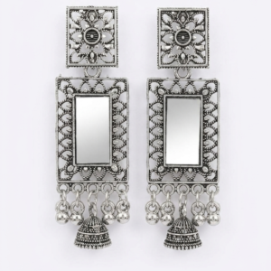 Vintage Pearl Drop Jhumka Earrings – Traditional Statement Jewelry
