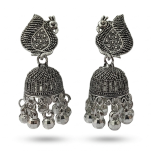 Vintage Pearl Drop Jhumka Earrings – Traditional Statement Jewelry