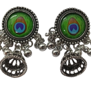 Vintage Pearl Drop Jhumka Earrings – Traditional Statement Jewelry