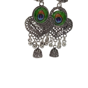 Vintage Pearl Drop Jhumka Earrings – Traditional Statement Jewelry