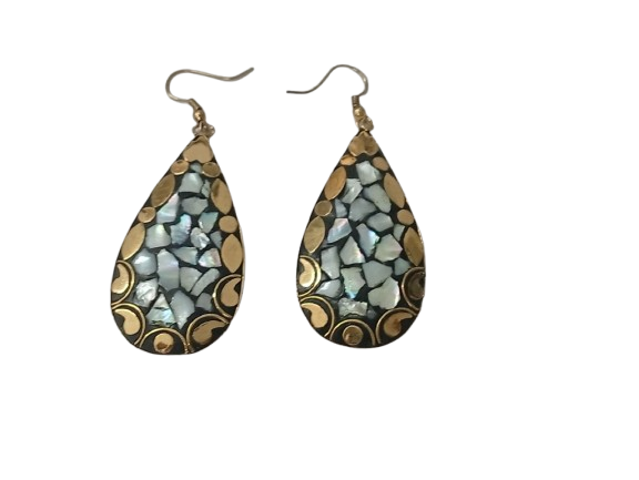 Vintage Pearl Drop Jhumka Earrings – Traditional Statement Jewelry