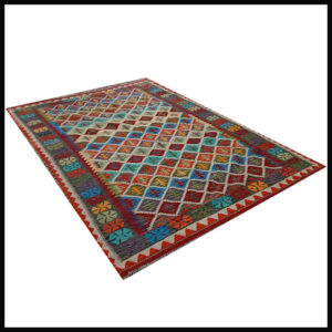 Handcrafted Traditional Kilim Rug Size ( W-255 x H-186  )