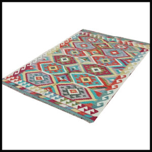 Handcrafted Traditional Kilim Rug Size  ( W-174 x H-122 )