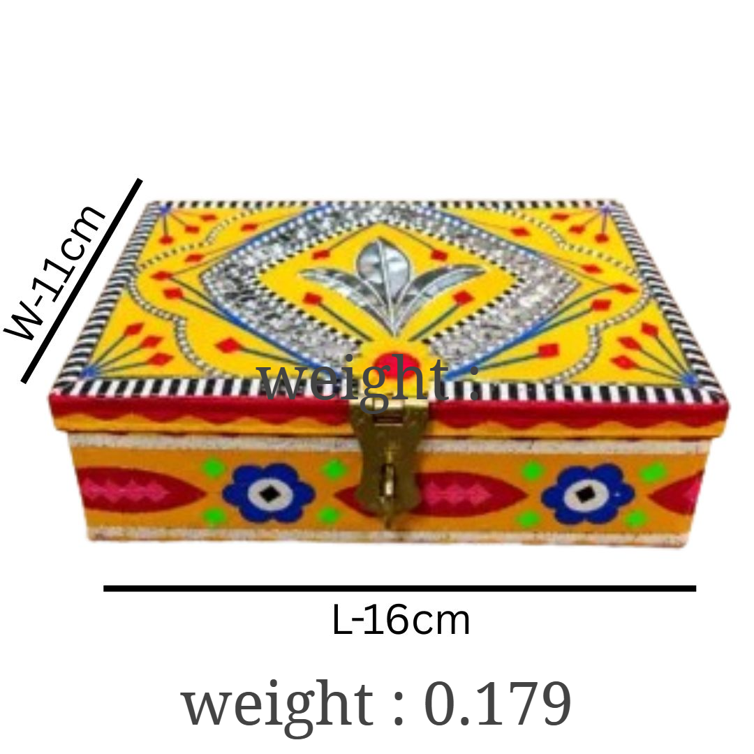 Chamakpatti Decorative Storage Box ( 16 x 11 ) - Image 2