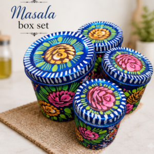 Truck Art Masala Box Traditional Pakistani Spice Storage set