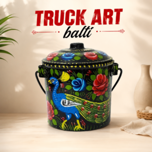 Truck Art Milk Bucket (L17cm x W14cm)